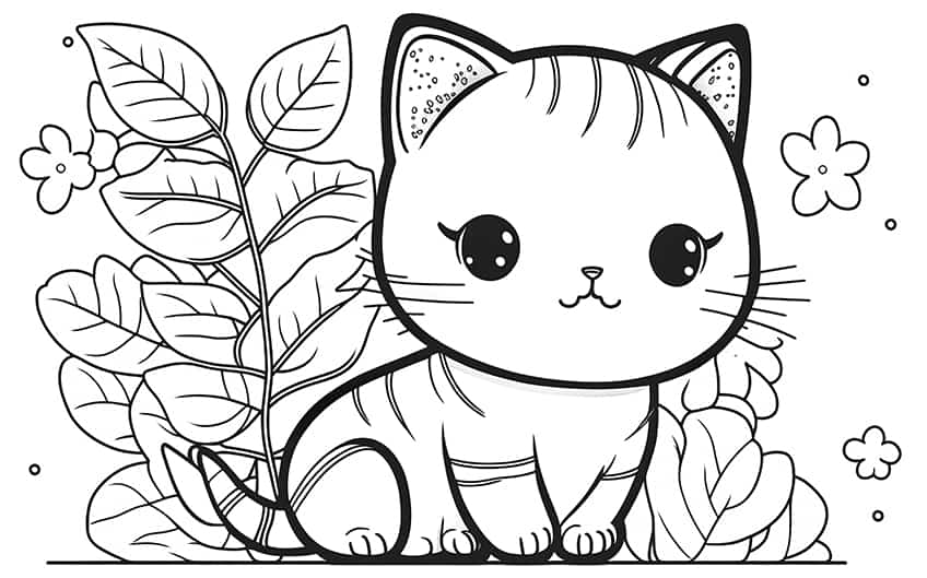 baby animal coloring page 10