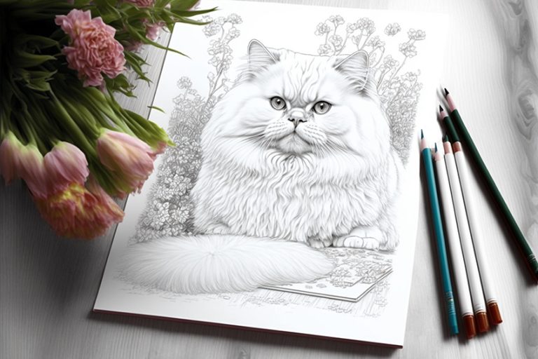 Cat Coloring Pages – 52 Unique Cat Images to Color