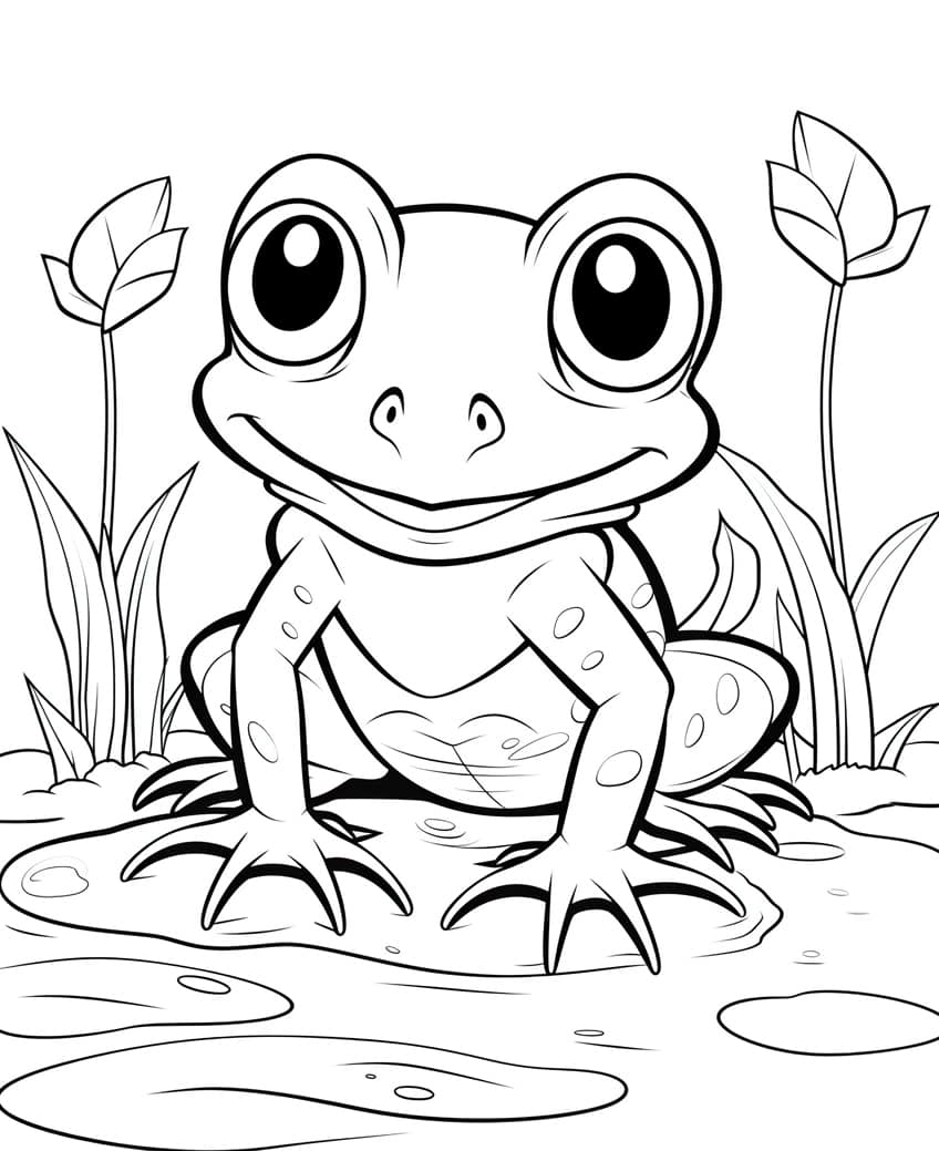 cute animal coloring page 20