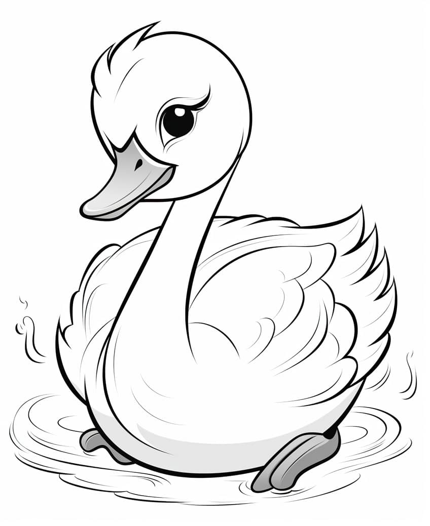 cute animal coloring page 46