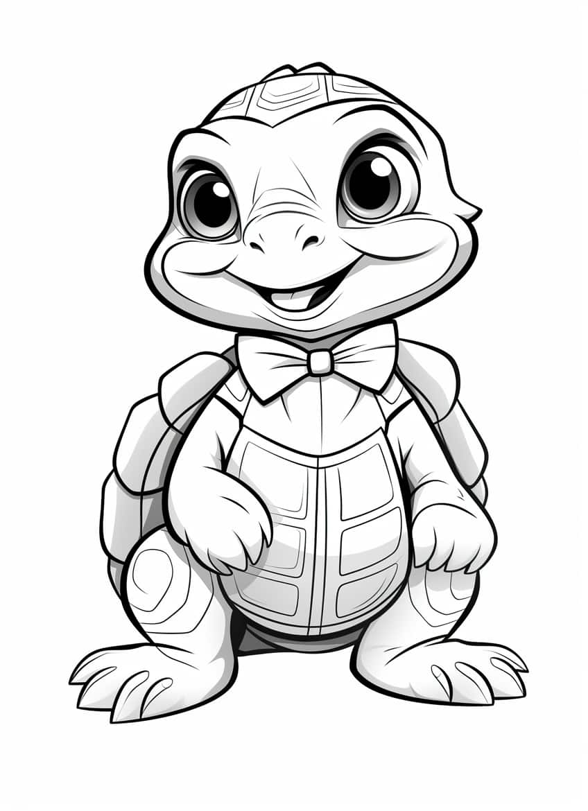 cute animal coloring page 48