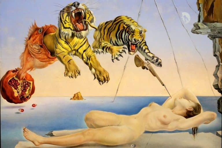 “Dream Caused by the Flight of a Bee” by Salvador Dalí – Analysis