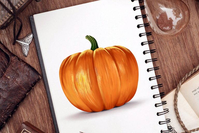 How to Draw a Pumpkin – A Festive Pumpkin Drawing Tutorial