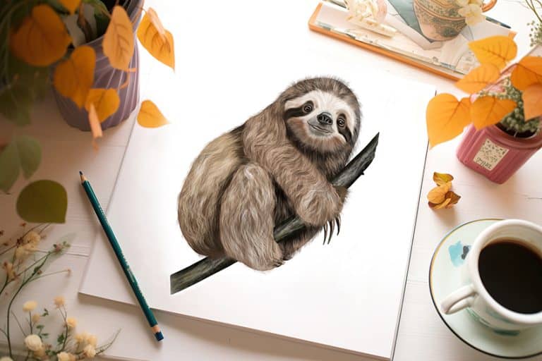 How to Draw a Sloth – Create an Adorable Sloth Sketch