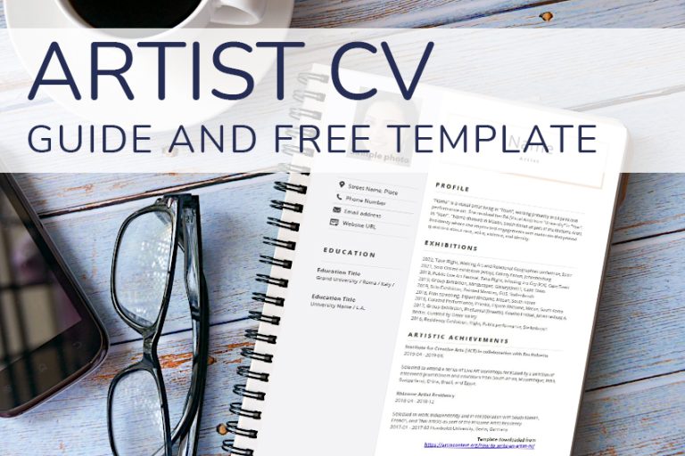 How to Write an Artist CV – Free Template Download and Guide