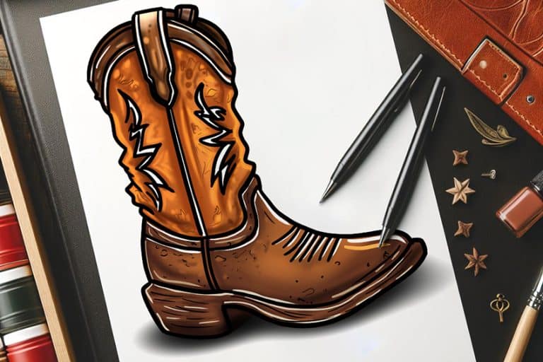 How to Draw a Cowboy Boot – Sketching Western Wear