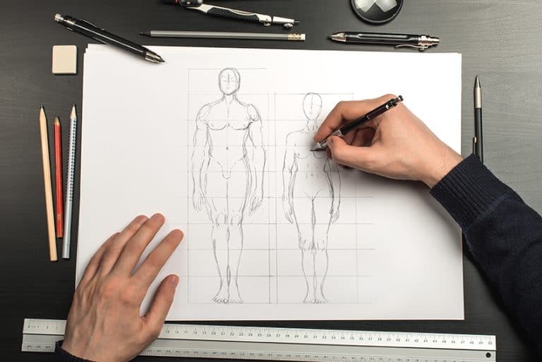 Human Proportions Drawing – Learn to Create a Human Anatomy Drawing