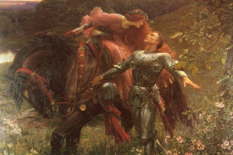 “La Belle Dame sans Merci” by Frank Bernard Dicksee – Analysis