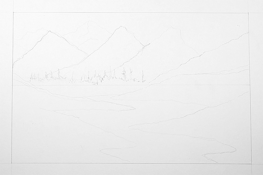 landscape drawing