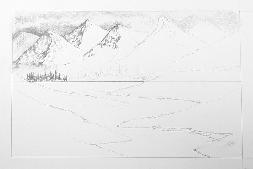 landscape drawing 09