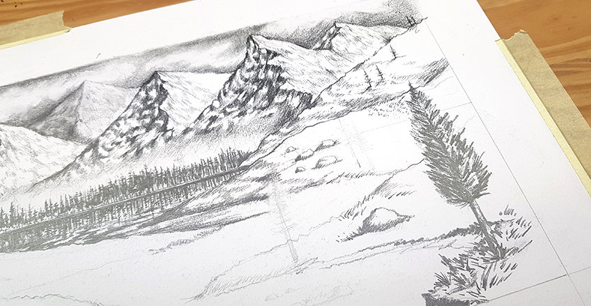 landscape drawing 27