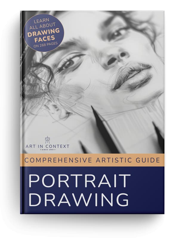 mockup ebook portrait drawing