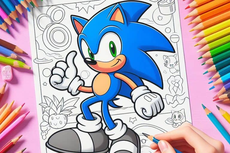 Sonic the Hedgehog Coloring Pages – 44 Free Coloring Sheets