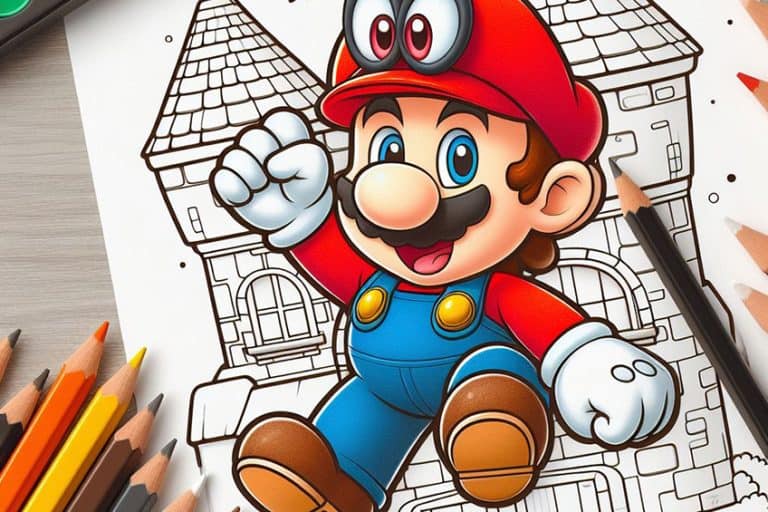 Super Mario Bros. Coloring Pages – 57 Brand-New Sheets to Color