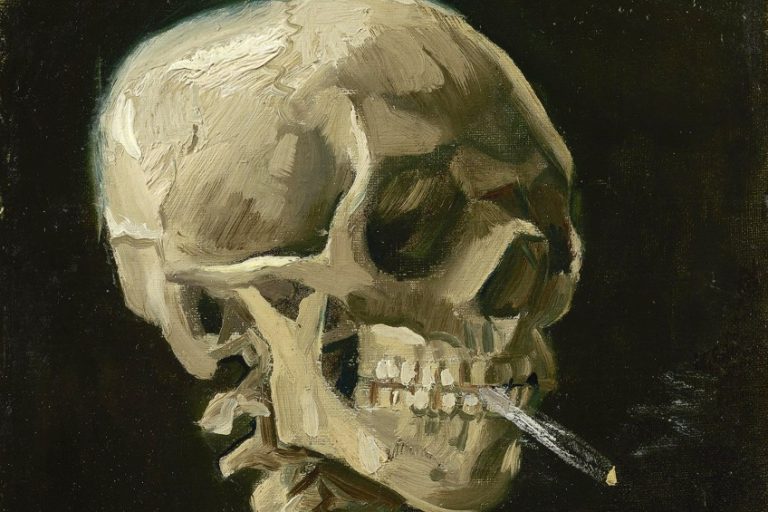 Van Gogh Skeleton Smoking – An Enlightening Look at the Van Gogh Skull